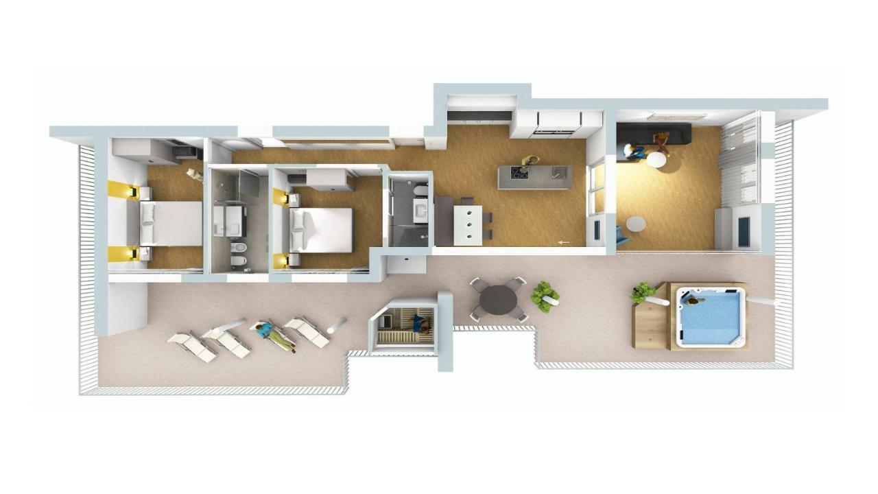 Penthouse Skygarden Apartment Schenna Bagian luar foto